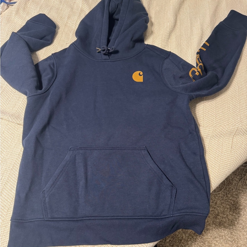 Carhartt Men's Navy Hoodie